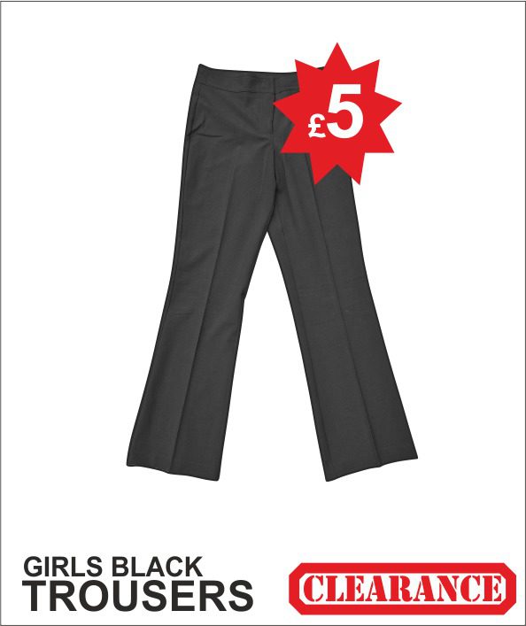 Girls Trousers Black