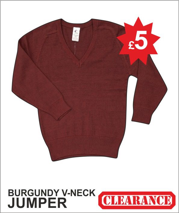 Vneck Burgundy