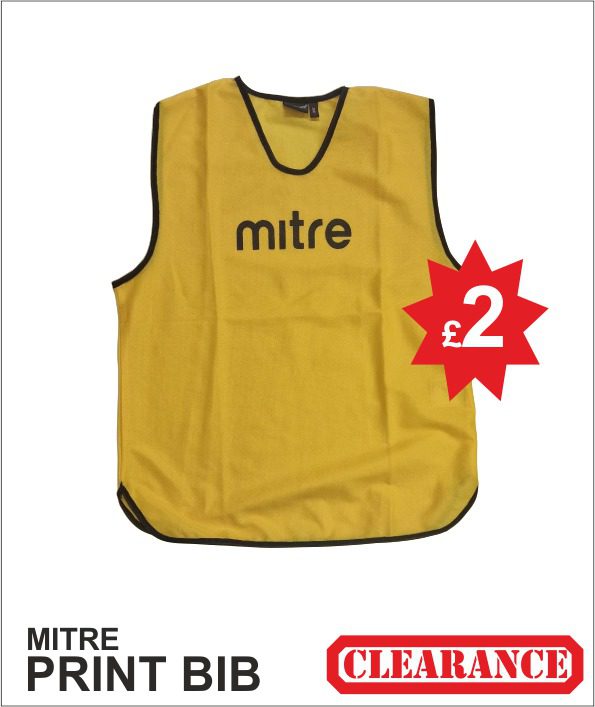 Mitre Yellow Bib