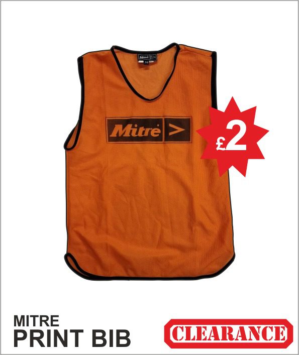 Mitre Orange Bib