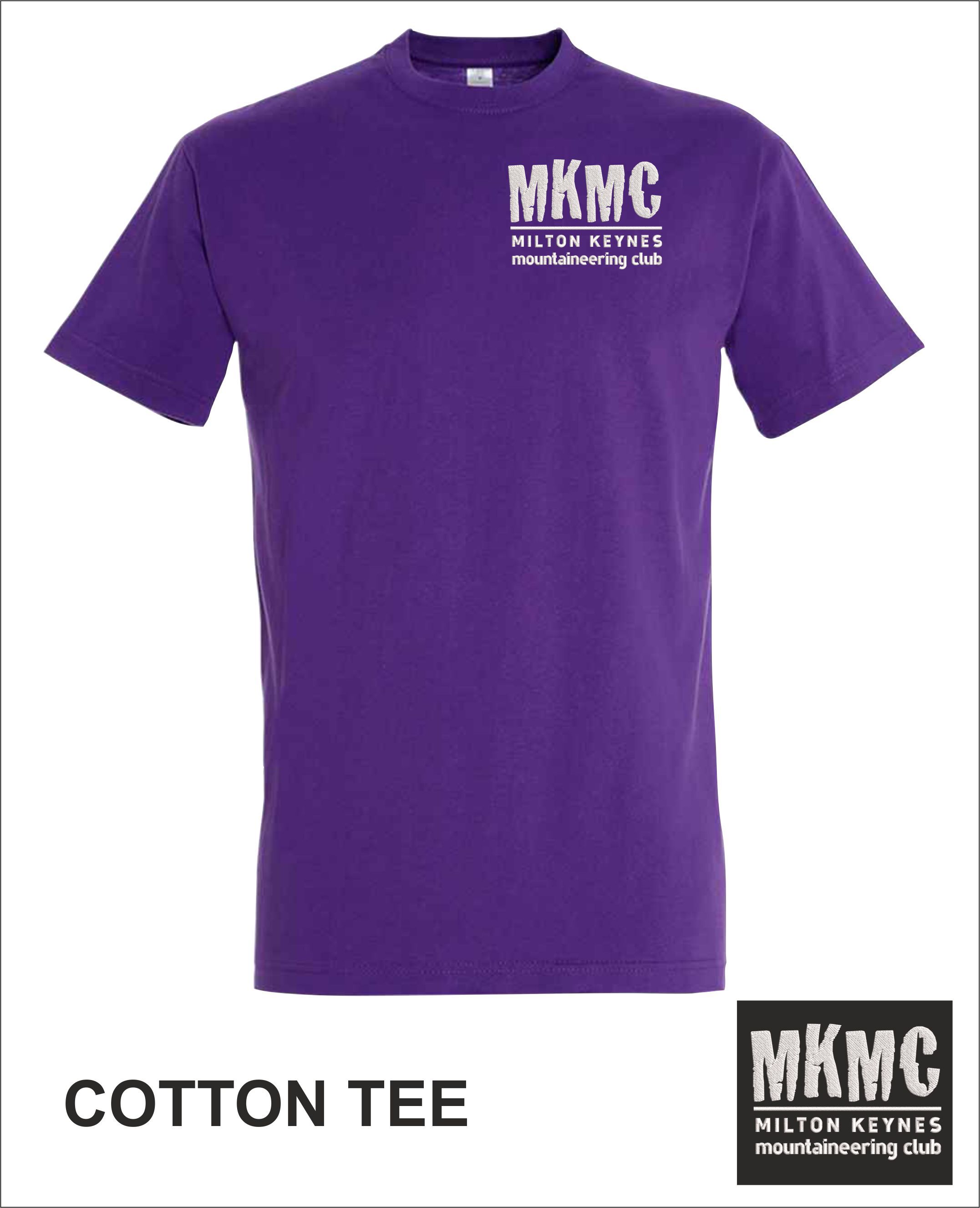Cotton Tee Purple Front