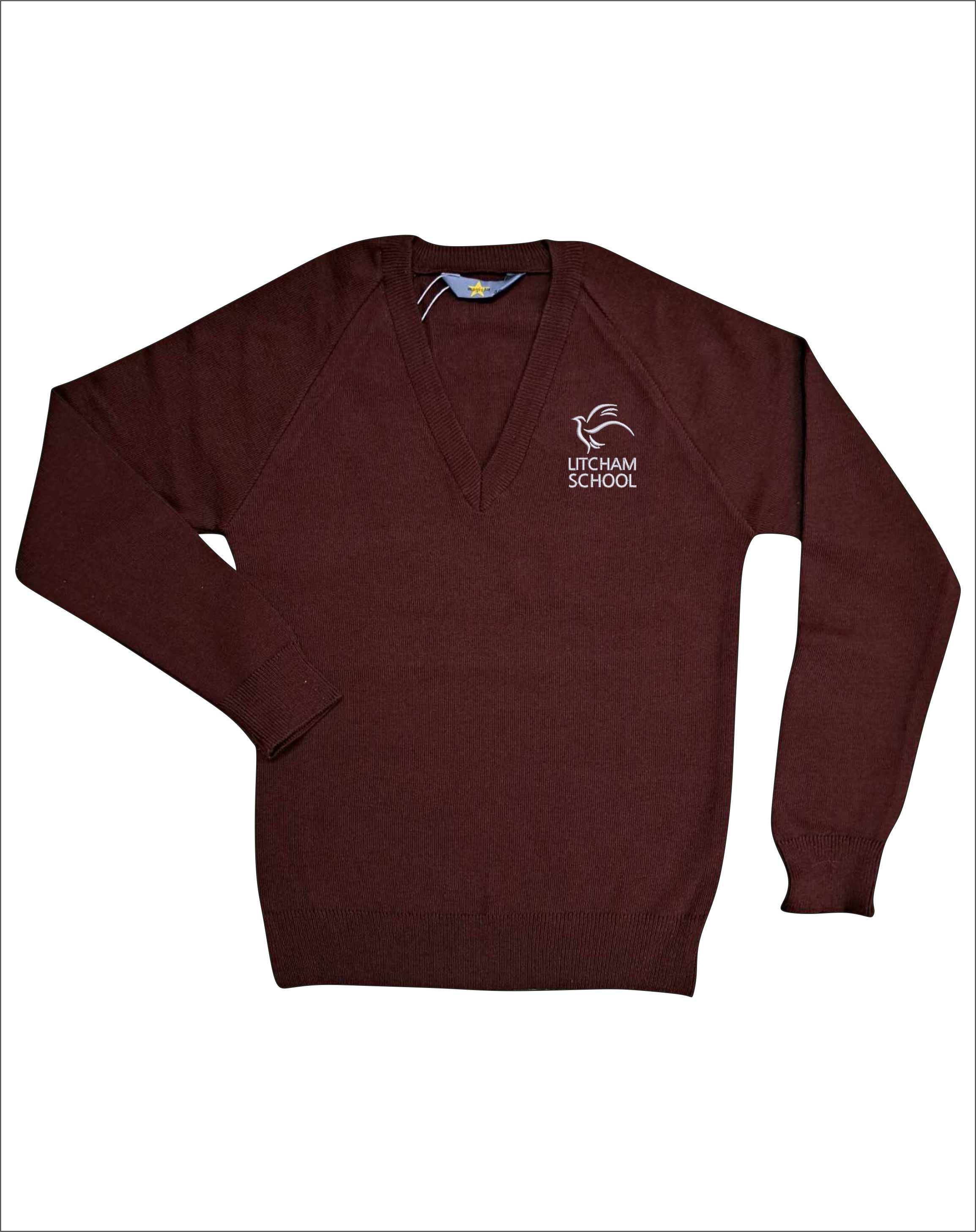 Litcham Maroon Sweater