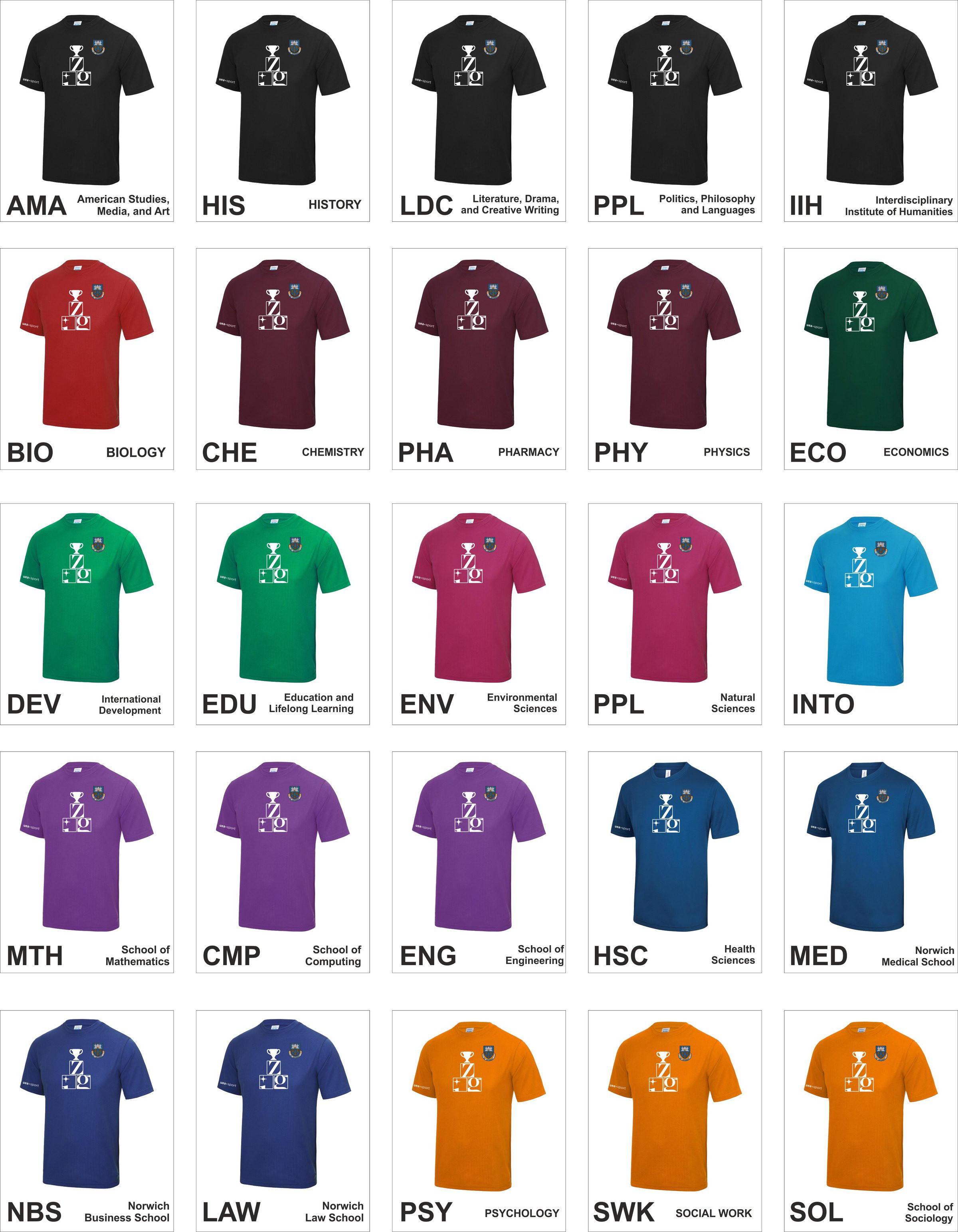 Uea Ziggurat Team Colours