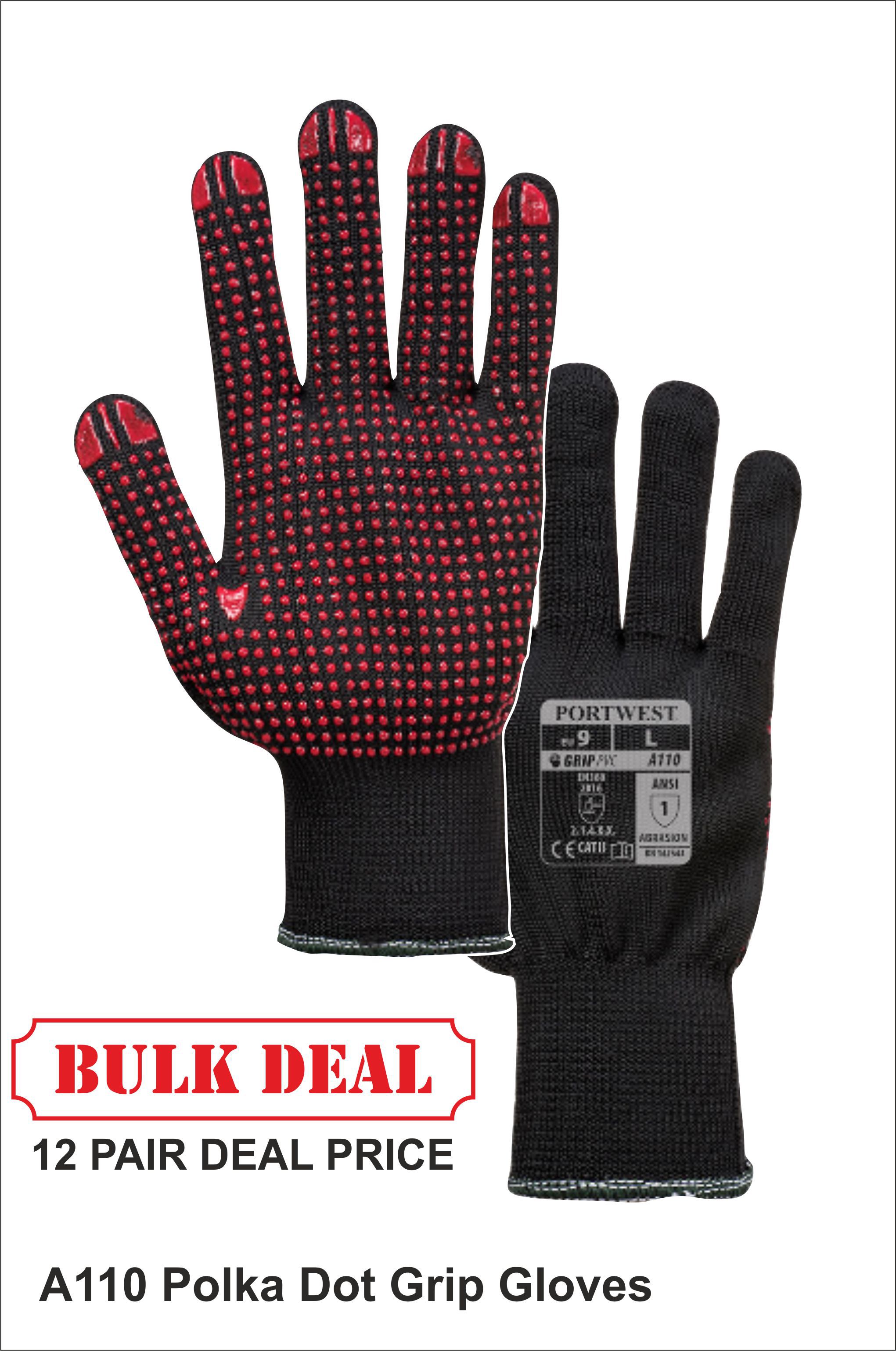 A110 Grip Gloves Bulk Deal Price