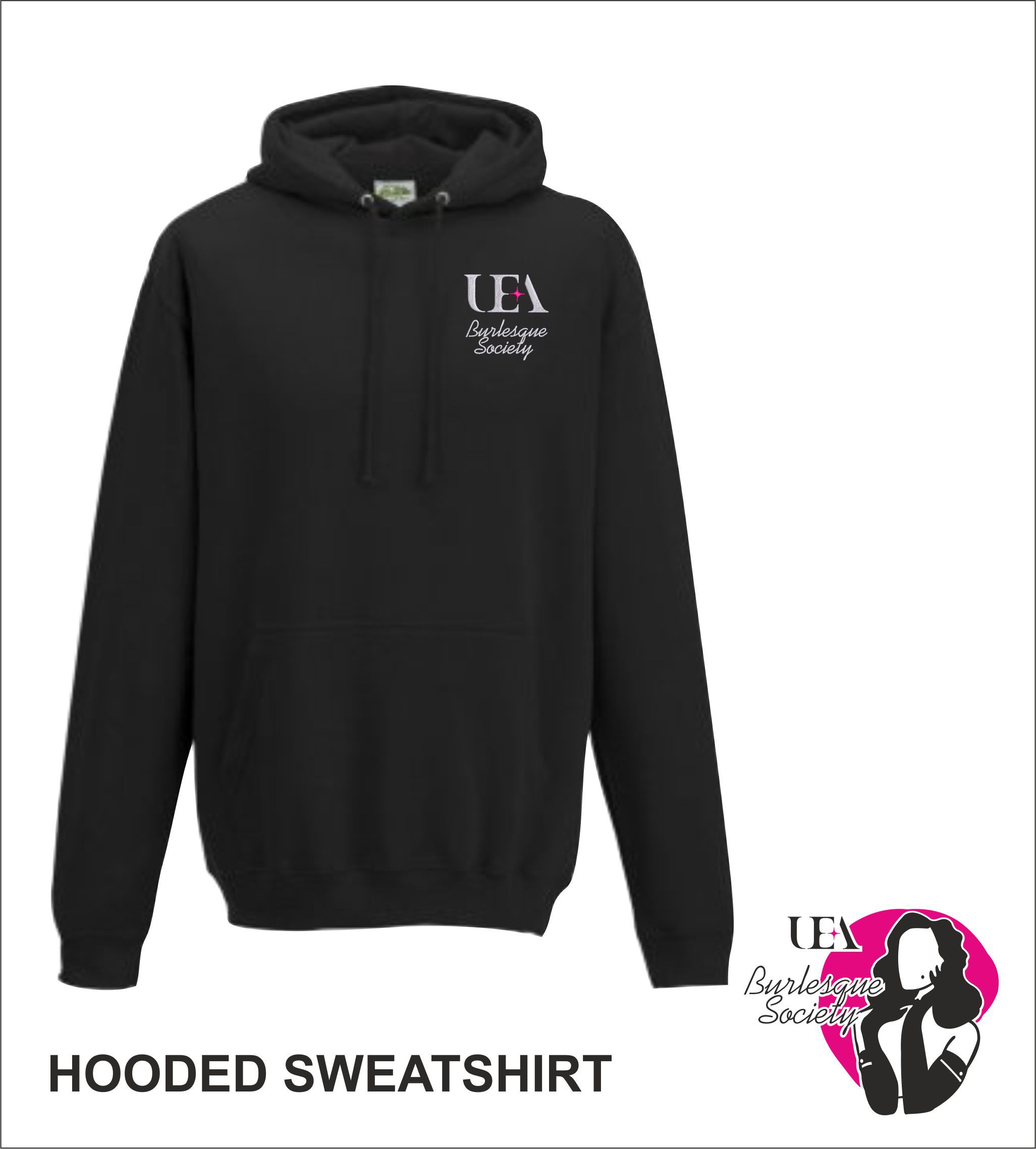 Hoody Black Front