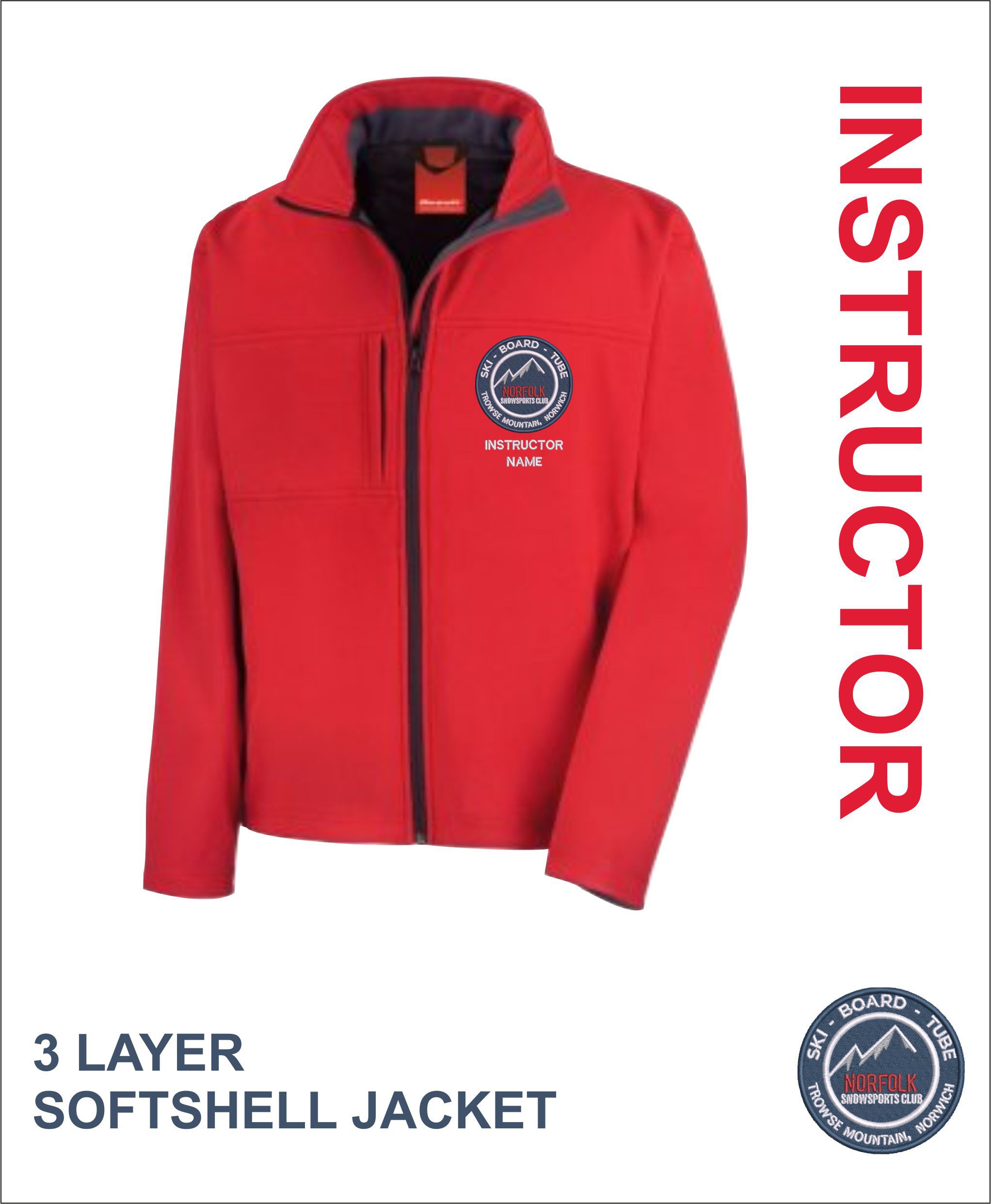 3 Layer Softshell Front