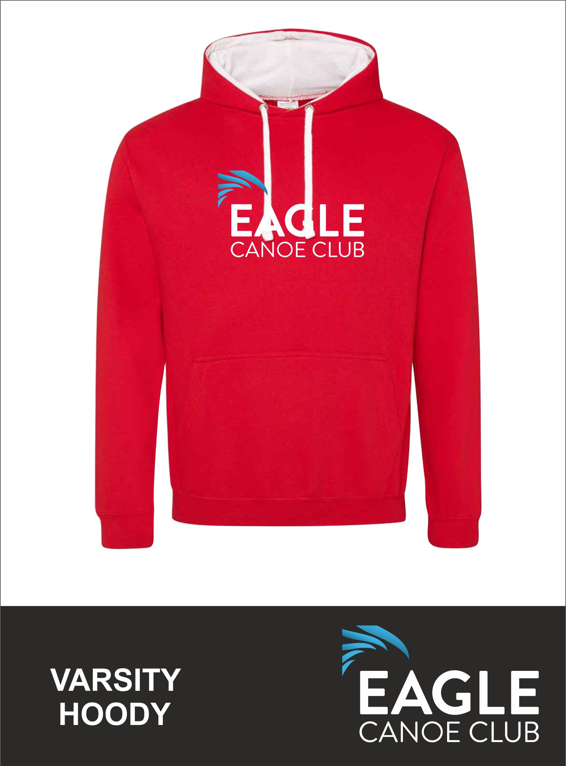 Hoodie Red White