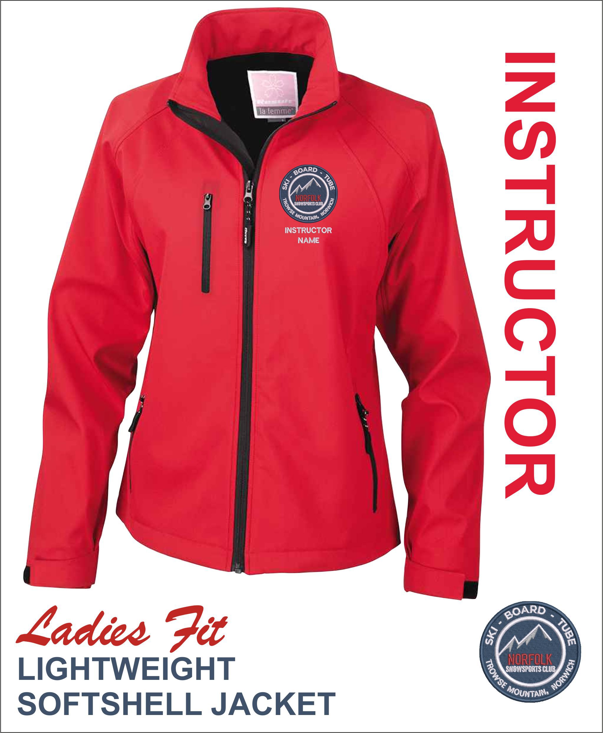 Ladies Lightweight Softshell Front