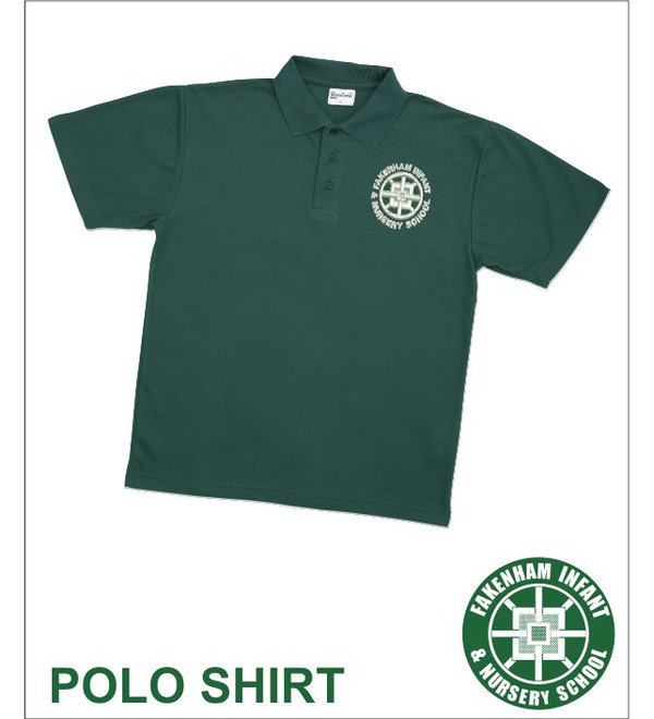 Bottle Green Polo Shirt Fakenham Infant Birds of Dereham