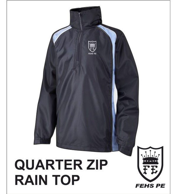 quarter zip rain jacket